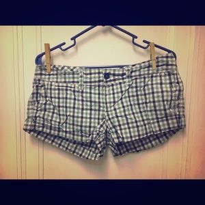 Plaid American Eagle shorts
